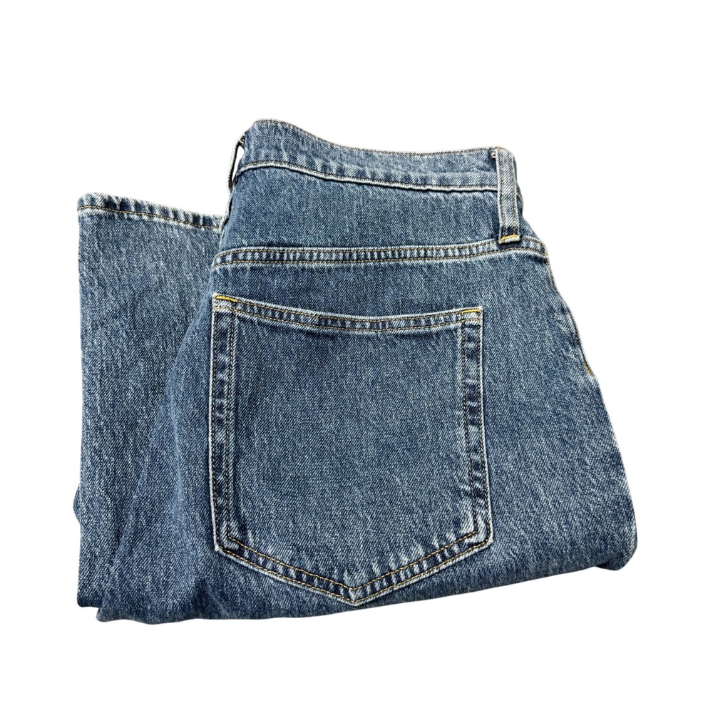 J.Crew Jeans Womens 30 (33x29 ACTUAL) Slim‎ Wide Leg Blue Denim Coastal Boho